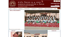 Desktop Screenshot of kv6jaipur.org